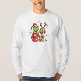 Elakt grönt kaffe, roliga julkaffekänslor t shirt