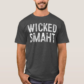 Elakt Smaht Roligt Boston Massachusetts familj T Shirt