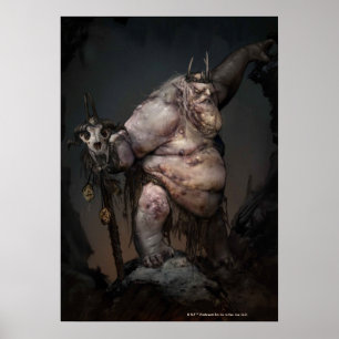 Elakt trollkungbegrepp poster