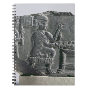 Elamite kvinnasnurr, neo-Elamite period, c.700- Anteckningsbok Med Spiral
