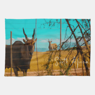 Eland Antelope Animal South Afrika ZA Kökshandduk