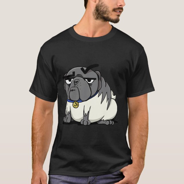 Elände Herr Max Mopsen Klassiker  876 T Shirt (Framsida)