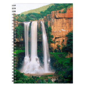 Elands River Falls, Mpumalanga, Sydafrika Anteckningsbok Med Spiral