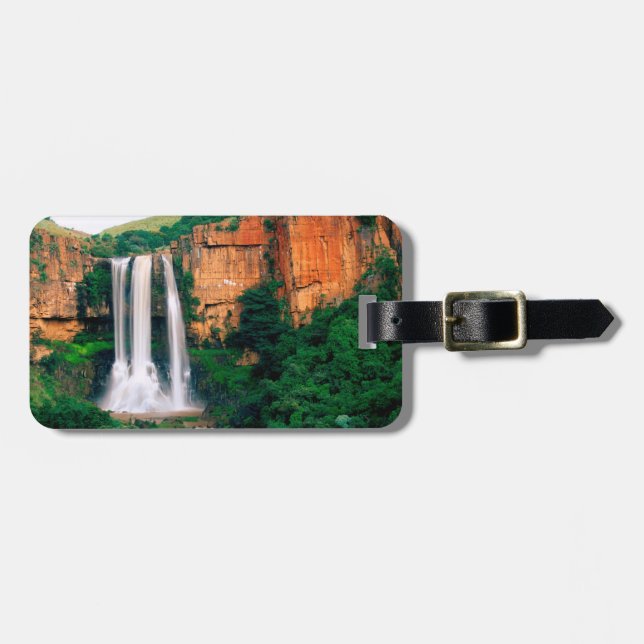 Elands River Falls, Mpumalanga, Sydafrika Bagagebricka (Horisontell Framsida)