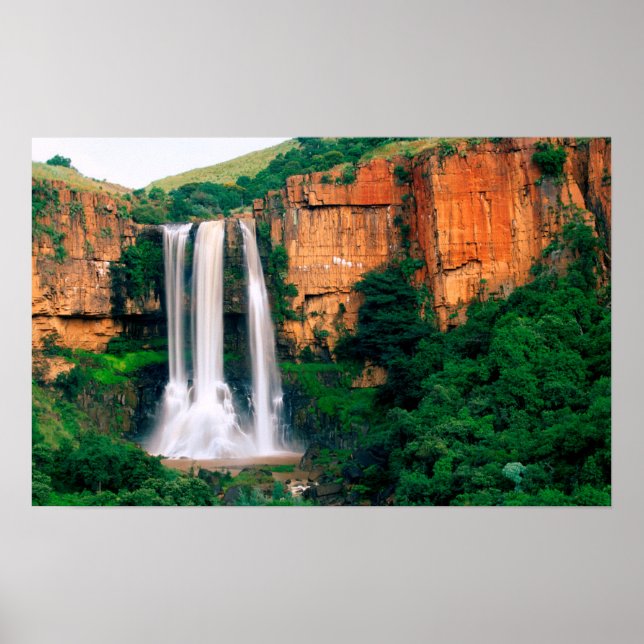 Elands River Falls, Mpumalanga, Sydafrika Poster (Framsidan)