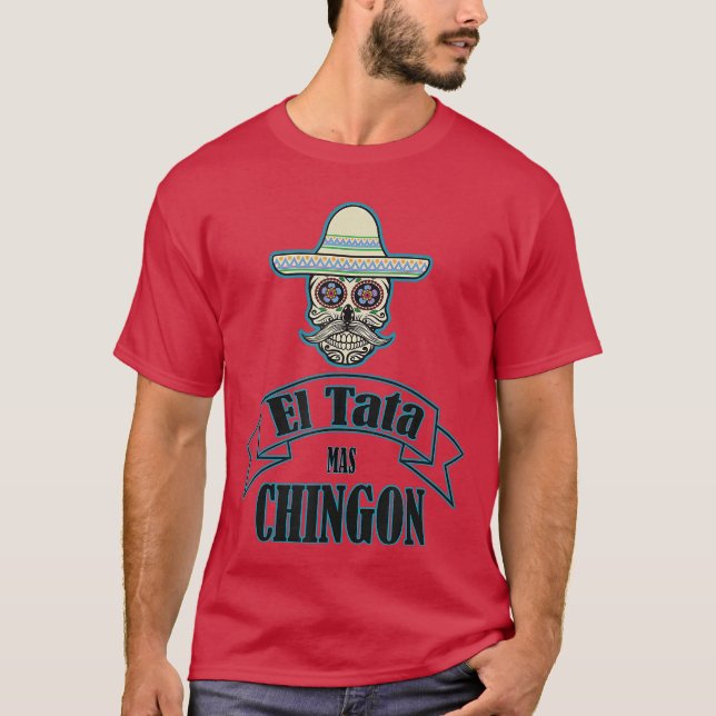 Elata mas Chingon Playera Camiseta Present retro T Shirt (Framsida)