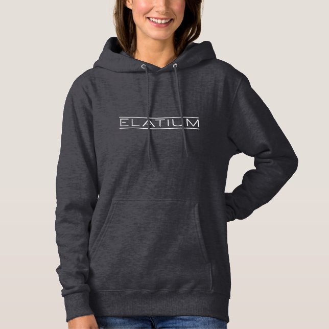 Elatium Logotyp Hoodie for Women T Shirt (Framsida)