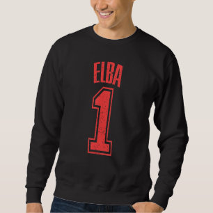 Elba Supporter nummer 1 Biggest Fläkt Lång Ärmad Tröja