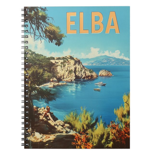 Elba Vintage Anteckningsbok (Framsidan)