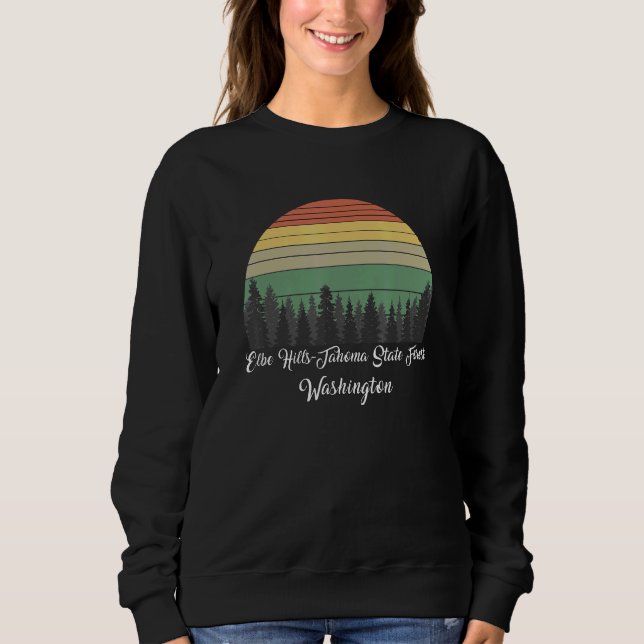 Elbe Backe Tahoma State Forest T Shirt (Framsida)