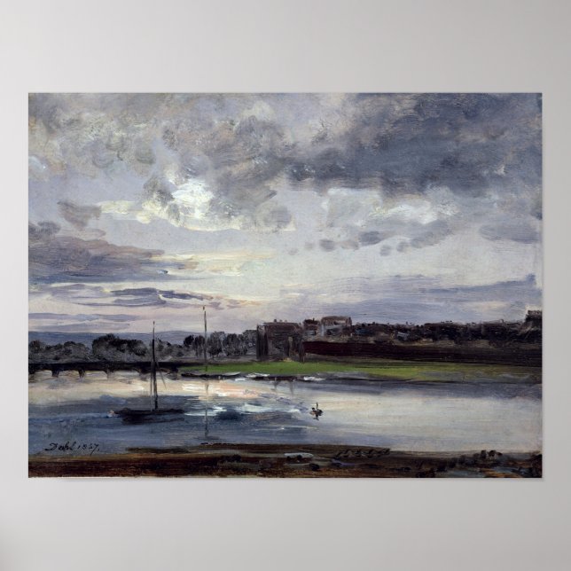 Elbe och New Town, Dresden Poster (Framsidan)