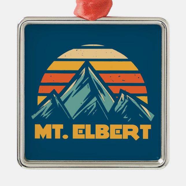 Elbert Colorado Retro Turcos Julgransprydnad Metall (Framsidan)