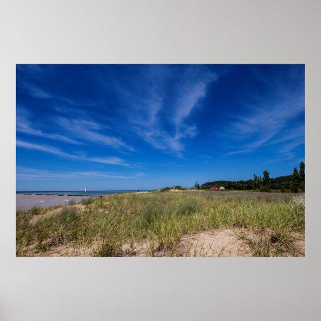 Elberta Beach, Michigan Poster (Framsidan)