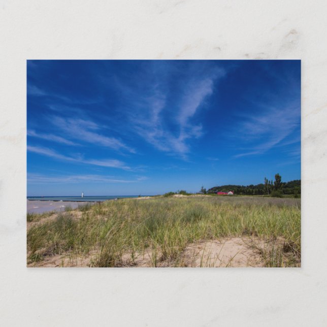 Elberta Beach, Michigan Vykort (Framsida)