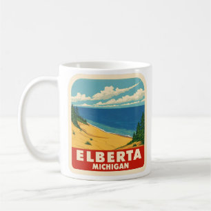 Elberta Michigan Vintage Kaffemugg