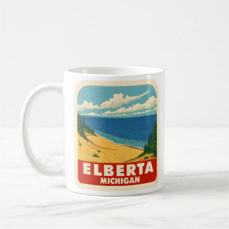 Elberta Michigan Vintage Kaffemugg