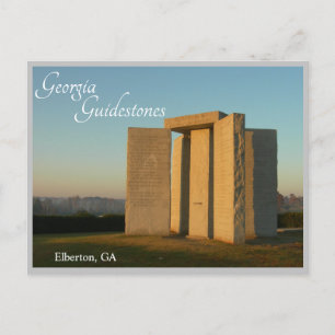 Elberton Georgia US vykort GA