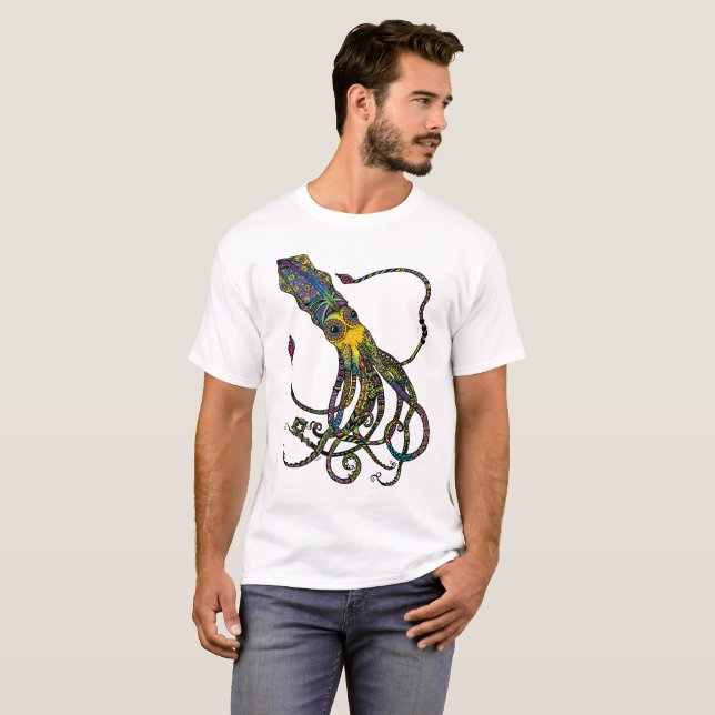 Elbläckfisk - Manar Tee Shirt (Hel framsida)