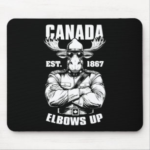Elbows Up Canada 1867 Funny Canadian Proud Mountie Musmatta