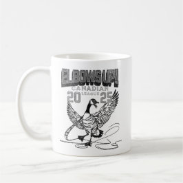 Elbows UP Canada Goose Hockey Culture Kaffemugg