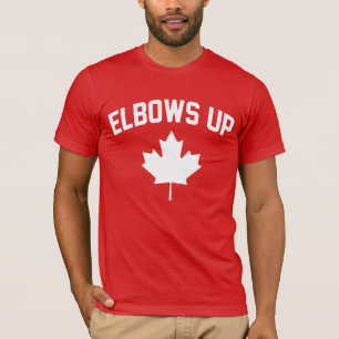 Elbows Up Canada - Proud Canadian T Shirt