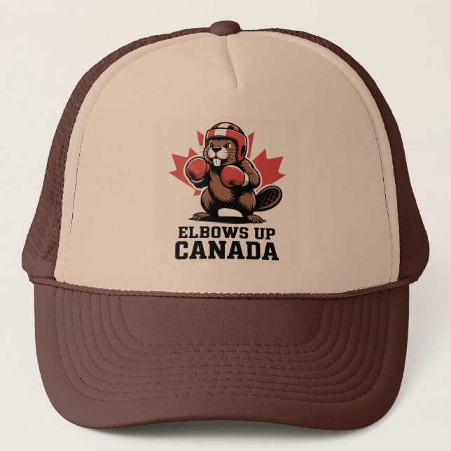 Elbows Up Canada Proud Keps (Framsida)