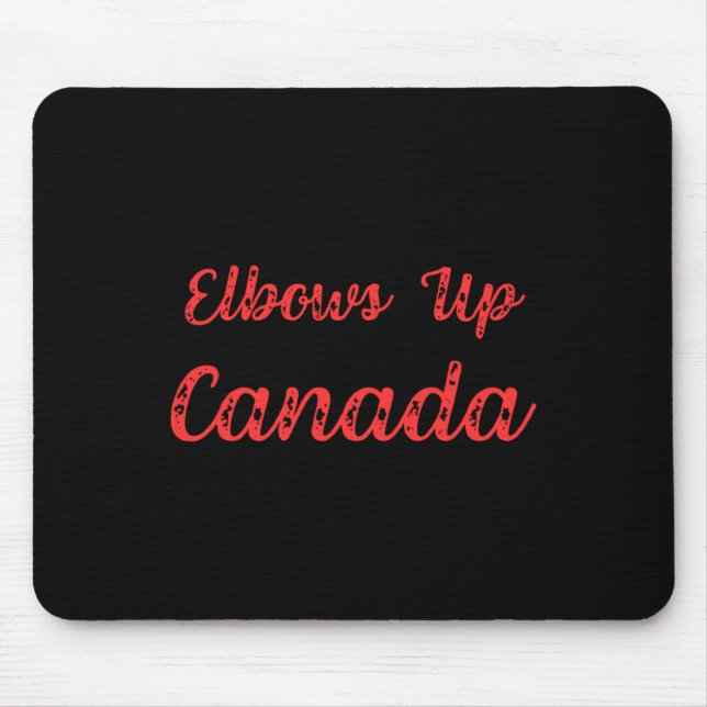 Elbows Up Canada Sticker11 Musmatta (Framsidan)