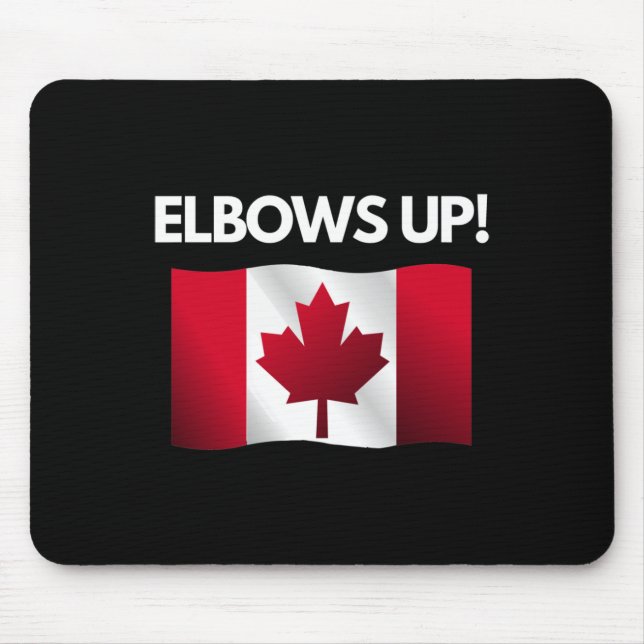 Elbows Up Canada Sticker12 Musmatta (Framsidan)