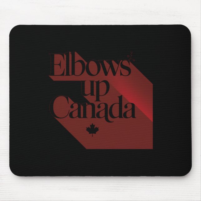 Elbows Up Canada Sticker2 Musmatta (Framsidan)