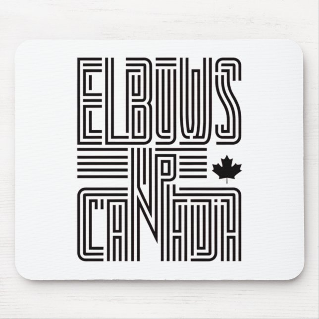 Elbows Up Canada Sticker5 Musmatta (Framsidan)