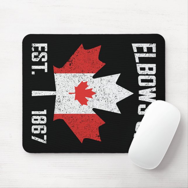 Elbows Up Canada True North Strong Proud Canadian Musmatta (Med mus)