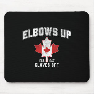 Elbows Up Est 1867 Canadian Maple Löv Canada Musmatta