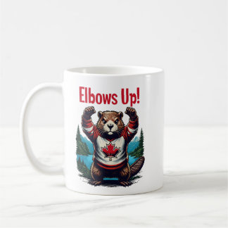 Elbows Up Kanada Kaffemugg