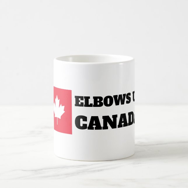 Elbows Up Kanada Kaffemugg (Center)