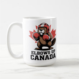 Elbows Up Kanada | Quirky Canadian Pride Gift Kaffemugg