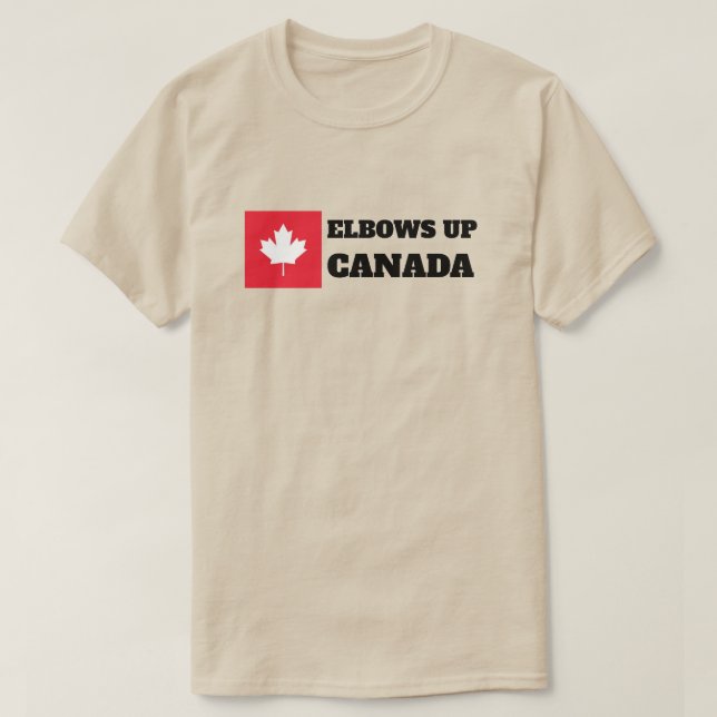 Elbows Up Kanada T Shirt (Design framsida)