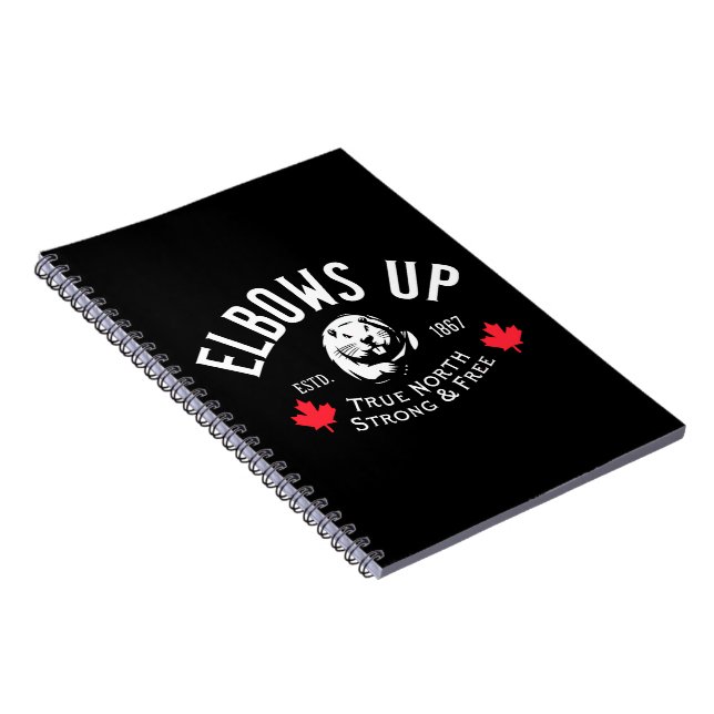 Elbows Up! Photo Notebook Anteckningsbok (Högra Sidan)