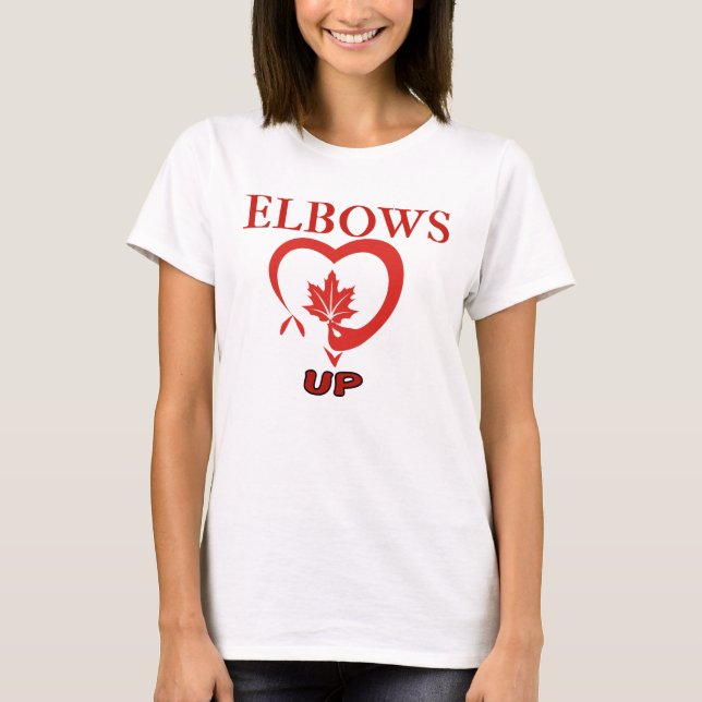 Elbows upp T-Shirt (Framsida)