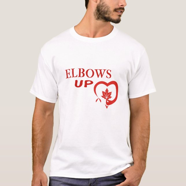 Elbows upp T-Shirt (Framsida)