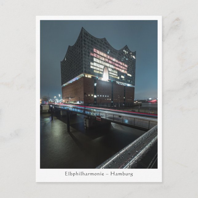 Elbphilharmonie Hamburg Vykort (Framsida)