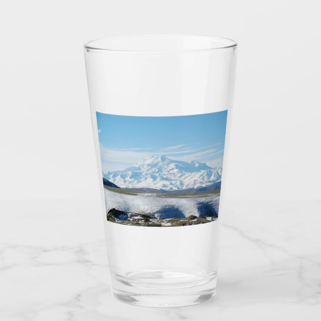 Elbrus-berget (Europas högsta berg) Glaskopp (Framsida)
