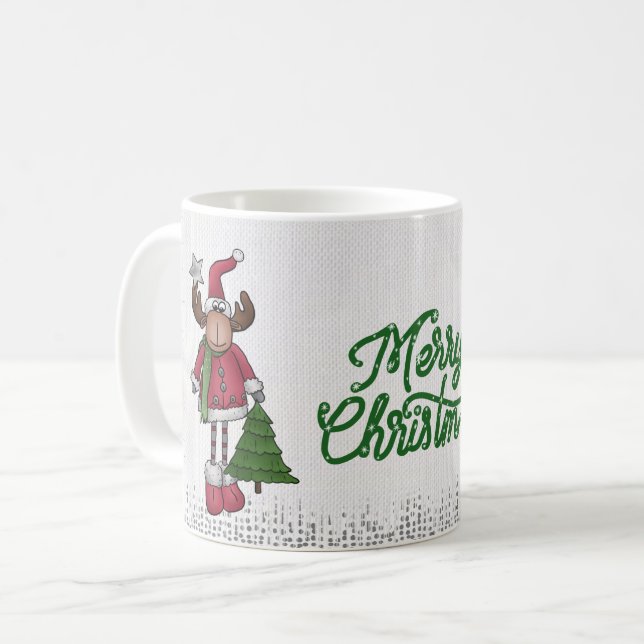 Elch mit Baum  Kaffemugg (Framsida vänster)