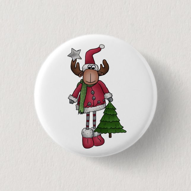 Elch mit Baum Knapp (Framsida)