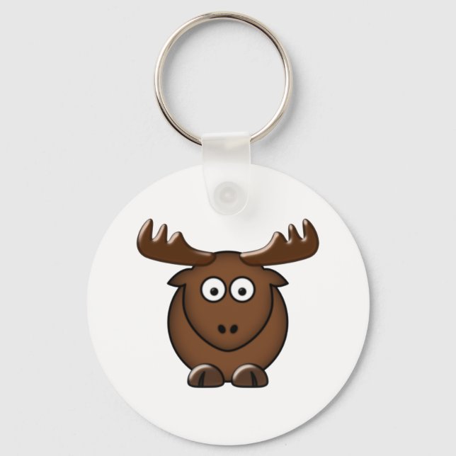 Elch moose nyckelring (Framsida)