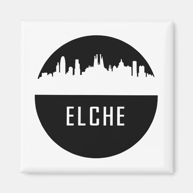 Elche | Städer i Spanien Magnet (Framsidan)