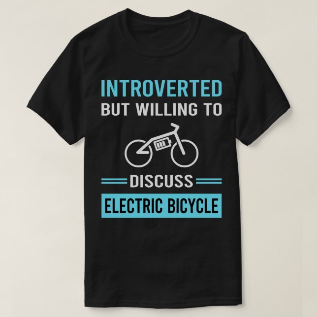 Elcykel E Bike Ecykel T Shirt (Design framsida)