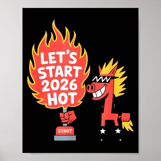 Eld År Av Hästen – Kinesiskt Nyår 2 Poster (Framsidan)