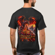 Eld Drake Krona Fantasy Drake T-Shirt