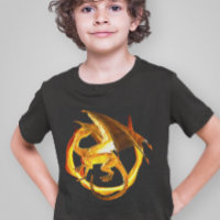 Eld Guld Flamma Drak Magisk Fantasy