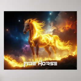 ELD HÄST - 2026 - KINESISKA ZODIAC POSTER